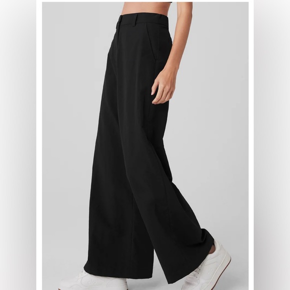 ALO Yoga Pants - ALO Yoga Black Wide Leg Pants